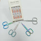 1pc Cuticle Scissors Extra Fine for Manicure and Pedicure Curved Blade Nail Scissors Cuticles Professional Small Scissors