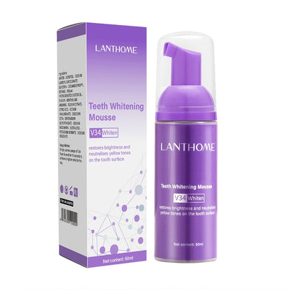 1pc V34 Series Tooth Cleaning Mousse Tooth Whitening Toothpaste Clean Teeth Fresh Breath Toothpaste White Teeth Cleaning Product