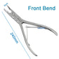 1pcs Stainless Steel Double Joint Rongeur Straight Bone Rongeur Orthopedic Surgical Instrument  24cm/20cm pet