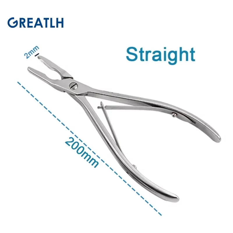 1pcs Stainless Steel Double Joint Rongeur Straight Bone Rongeur Orthopedic Surgical Instrument  24cm/20cm pet