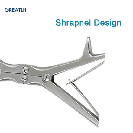 1pcs Stainless Steel Double Joint Rongeur Straight Bone Rongeur Orthopedic Surgical Instrument  24cm/20cm pet
