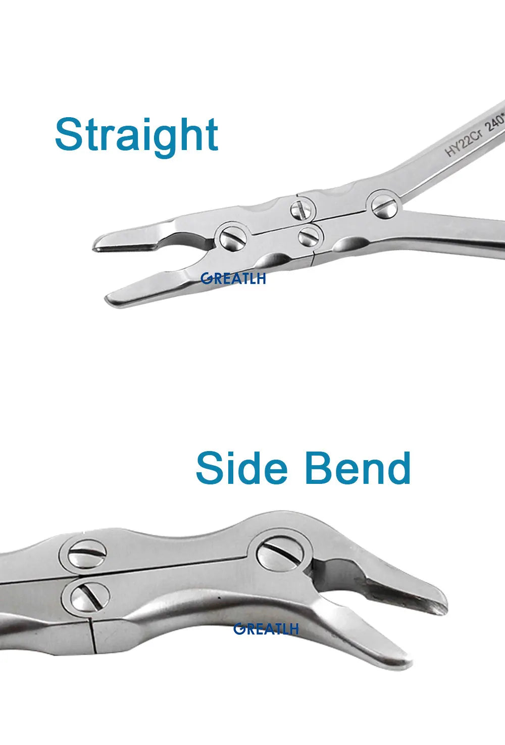 1pcs Stainless Steel Double Joint Rongeur Straight Bone Rongeur Orthopedic Surgical Instrument  24cm/20cm pet