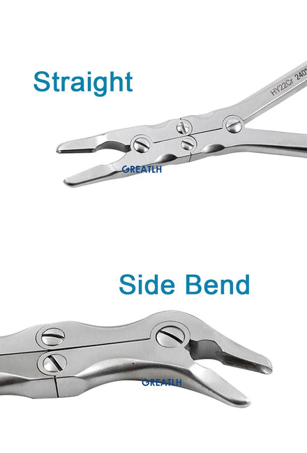 1pcs Stainless Steel Double Joint Rongeur Straight Bone Rongeur Orthopedic Surgical Instrument  24cm/20cm pet