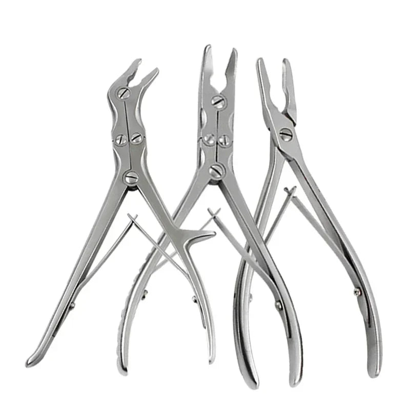 1pcs Stainless Steel Double Joint Rongeur Straight Bone Rongeur Orthopedic Surgical Instrument  24cm/20cm pet