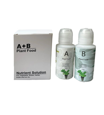 2 PCS Hydroponics Garden Plant Food A+ B Growing Nutrient Formula Vegetables Fruit Flower Fertilizer