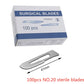 20-100pcs Carbon Steel Surgical Blades for DIY Cutting Phone Repair Carving Animal Eyebrow Grooming Maintenance Scalpel Knife