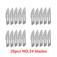 20-100pcs NO.20-NO.25 Sterile Medical Surgical Blades for Cutting Phone PCB Repair DIY Carving Animal Eyebrow Scalpel Knife