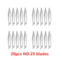 20-100pcs NO.20-NO.25 Sterile Medical Surgical Blades for Cutting Phone PCB Repair DIY Carving Animal Eyebrow Scalpel Knife