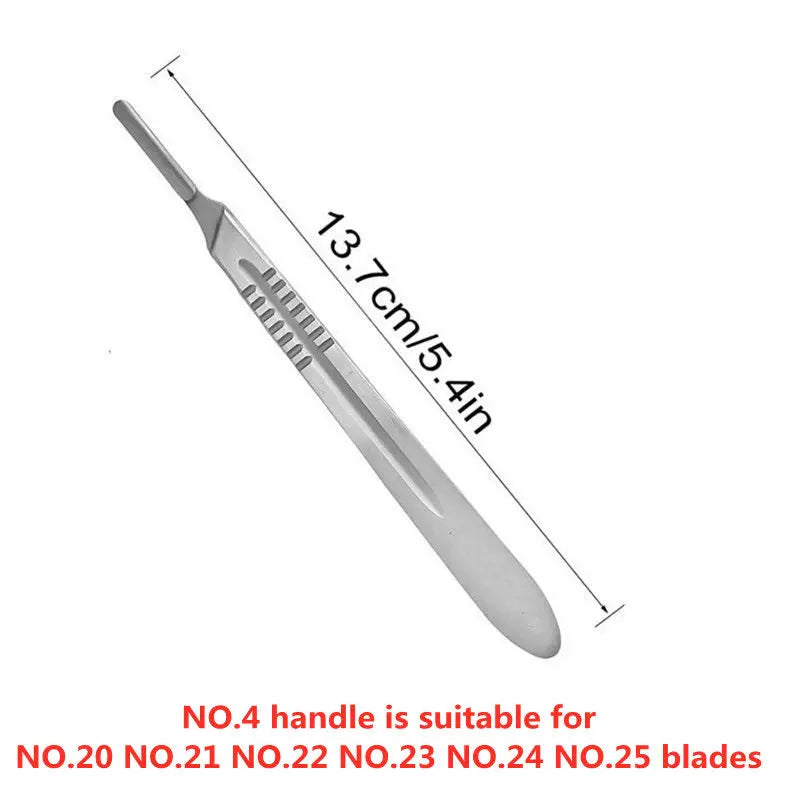 20-100pcs NO.20-NO.25 Sterile Medical Surgical Blades for Cutting Phone PCB Repair DIY Carving Animal Eyebrow Scalpel Knife