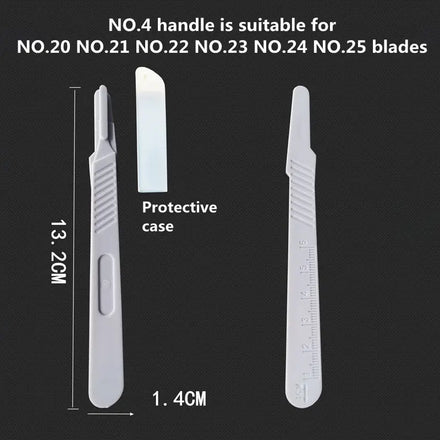 20-100pcs NO.20-NO.25 Sterile Medical Surgical Blades for Cutting Phone PCB Repair DIY Carving Animal Eyebrow Scalpel Knife