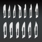 20-100pcs Sterile Carbon Steel Surgical Blades Scalpel Knife for DIY Cutting Phone Repair Carving Animal Grooming Maintenance