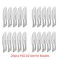 20-100pcs Sterile Carbon Steel Surgical Blades Scalpel Knife for DIY Cutting Phone Repair Carving Animal Grooming Maintenance