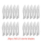 20-100pcs Sterile Carbon Steel Surgical Blades Scalpel Knife for DIY Cutting Phone Repair Carving Animal Grooming Maintenance