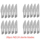 20-100pcs Sterile Carbon Steel Surgical Blades Scalpel Knife for DIY Cutting Phone Repair Carving Animal Grooming Maintenance