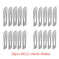 20-100pcs Sterile Carbon Steel Surgical Blades Scalpel Knife for DIY Cutting Phone Repair Carving Animal Grooming Maintenance