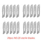 20-100pcs Sterile Carbon Steel Surgical Blades Scalpel Knife for DIY Cutting Phone Repair Carving Animal Grooming Maintenance