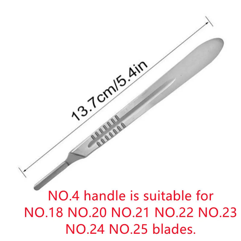 20-100pcs Sterile Carbon Steel Surgical Blades Scalpel Knife for DIY Cutting Phone Repair Carving Animal Grooming Maintenance