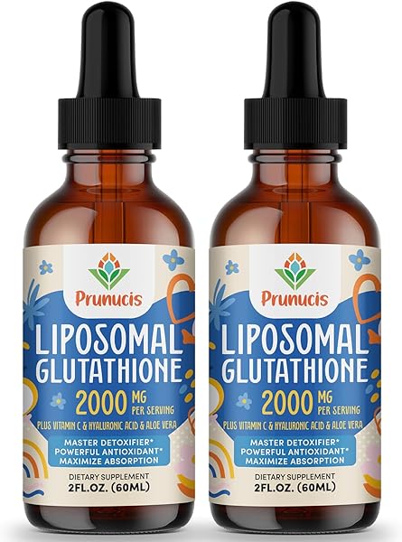 2000MG Liposomal Glutathione Liquid, 98% Absorption, Glutathione Liquid Supplement, Active Form L- Glutathione, Powerful Antioxidant NON-GMO for Immune System, Aging Defense, Detoxifier, 4 FL.OZ in Pakistan in Pakistan