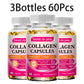 3 Bottles Hydrolyzed Collagen Capsule Support Skin Brightening&Joint&Hair&Nails Anti-aging Firming Skin Care Collagen Supplement