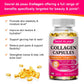 3 Bottles Hydrolyzed Collagen Capsule Support Skin Brightening&Joint&Hair&Nails Anti-aging Firming Skin Care Collagen Supplement