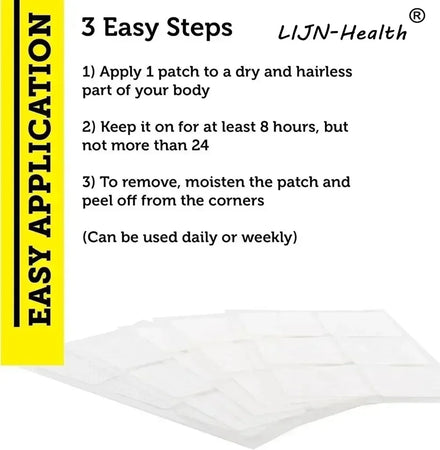 30 Patches Multivitamin with Iron Transdermal Patches  for Women Hair, Skin, and Nail Support