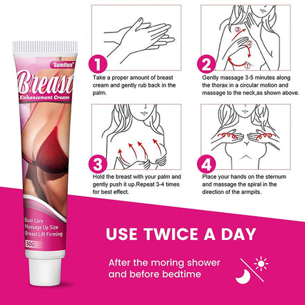 30g Breast Enlargement Cream Chest Enhancement Elasticity Promote Female Hormone Breast Lift Firming Massage Up Size Bust Care