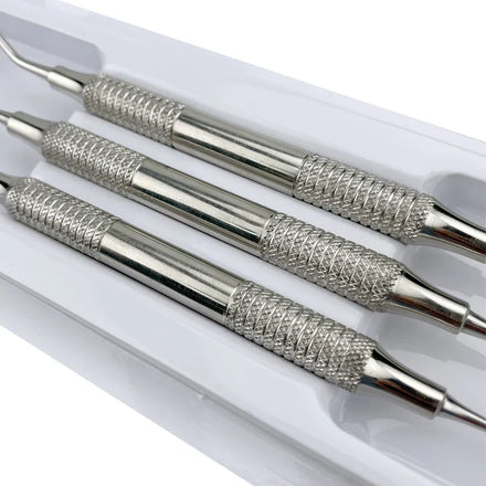 3Pcs/Set Dental Curette Professional  Jagged Curettes Dental Scaler Gracey Bone Curette Implant Instrument Tools