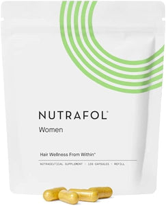 Women's Hair Growth Supplements, For Women Ages 18-44, Clinically Proven Hair Supplement for Visibly Thicker and Stronger Hair, Dermatologist Recommended - 1 Month Supply, 1 Refill Pouch in Pakistan