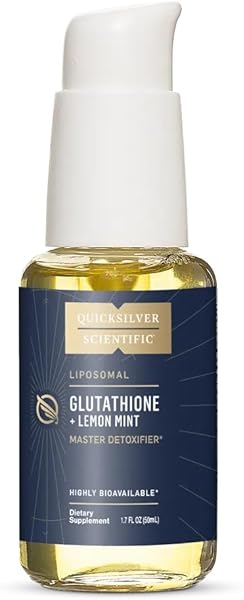 Quicksilver Scientific Liposomal Glutathione - Superior Absorption Oral Glutathione Supplement for Detox & Immune Support - 100 mg of Liquid Glutathione, Gluten Free & Non-GMO (1.7 fl oz) in Pakistan in Pakistan