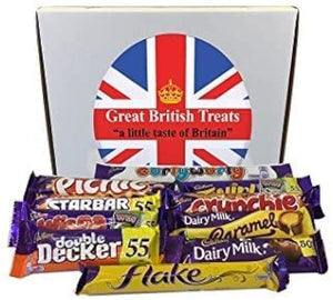 Cadbury Selection Box of 10 Full Size British Chocolate Bars in Pakistan