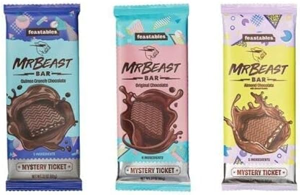 Mr Beast Chocolate Feastables - Exclusive Limited Edition Variety Pack, 2.1 ounces in Pakistan in Pakistan