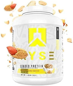 Ryse Loaded Protein Vanilla Peanut Butter | 24-25g Premium Whey Protein | MCT Healthy Fats | 54 Serving | Organic Prebiotic Fiber | Low Carbs and Low Sugar | Easy Mixing & Amazing Taste in Pakistan