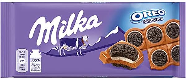 Milk Chocolate with Whole Oreo Cookies 92g/3. in Pakistan