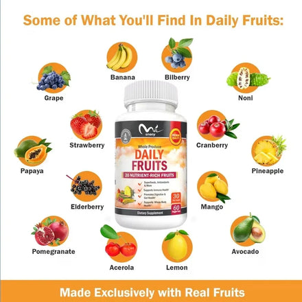 47 types of daily fruits and vegetables for both men and women, with a variety of natural balanced vitamins and minerals