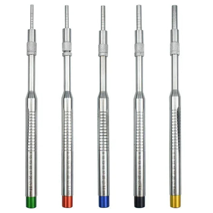 5 Piece Dental Implant Osteotome Instruments Dental tooth extraction tool maxillary Sinus Lift Bended straight