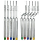 5 Piece Dental Implant Osteotome Instruments Dental tooth extraction tool maxillary Sinus Lift Bended straight