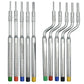 5 Piece Dental Implant Osteotome Instruments Dental tooth extraction tool maxillary Sinus Lift Bended straight