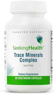 Seeking Health Trace Minerals Complex - Includes 10 Essential Trace Minerals - Mineral Supplement Supports Immune & Nervous System - Iron-Free - 30 Capsules in Pakistan