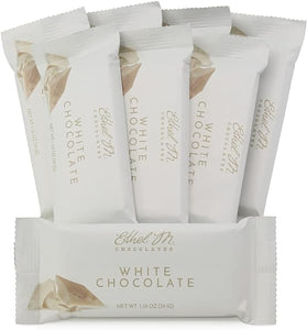 Ethel M Velvety Smooth White Chocolate Bar: Made with Real Vanilla Premium Bars Set of 8, Delicious, creamy and smooth in Pakistan