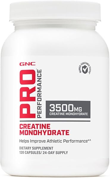 GNC Pro Performance Creatine Monohydrate 3500mg - 120 Capsules, Helps Improve Athletic Performance in Pakistan in Pakistan