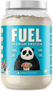 Panda Fuel Premium Protein Non-GMO Whey,Hydrolyzed Collagen,Casein,Probiotics,Digestive Enzymes, Keto Friendly,Time Release, 25 Servings (Fruity Cereal) in Pakistan