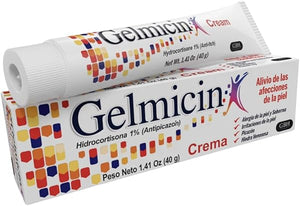 Gelmicin Hydrocortisone 1% - Anti-Itch Cream, Skin Rash, Skin Allergies, Eczema, Psoriasis - 1.41 oz Size (1) in Pakistan