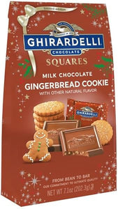 Milk Chocolate Gingerbread Cookie Squares 7.1 oz Bag in Pakistan