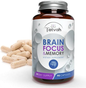 Memory Vitamins Brain for Women - Memory Supplement for Brain, Brain Supplements for Memory and Focus, Brain Fog Supplements for Women, Nootropics Brain Support Supplement, 90 Capsules in Pakistan
