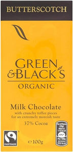 Green and Black's Organic Butterscotch Milk Chocolate Bar 100 g (Pack of 5) in Pakistan