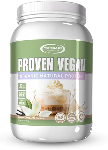 Proven Vegan Protein, Organic Natural Protein, Gluten Free, Soy Free, NON GMO (2lbs, Vanilla Chai Latte) in Pakistan