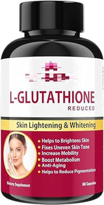 Pub L-Glutathione Tablets 1000mg Skin whitening Capsules with Vitamin c & e, Grape Seed Extract for Men and Women 60 Capsule in Pakistan