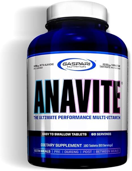 Anavite - Sports Multi-Vitamin with Amino Acids, Beta-Alanine and L-Carnitine, Enhanced Performance and Recovery, 180 Tablets in Pakistan in Pakistan