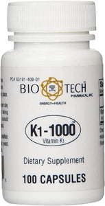 Bio-Tech - K1-1000 (Vitamin K-1) 100 Capsules in Pakistan