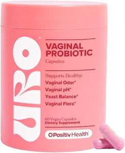 URO Vaginal Probiotics for Women pH Balance with Prebiotics & Lactobacillus Probiotic Blend - Women's Vaginal Health Supplement - Promote Healthy Vaginal Odor & Vaginal Flora, 60 Count (Pack of 1) in Pakistan